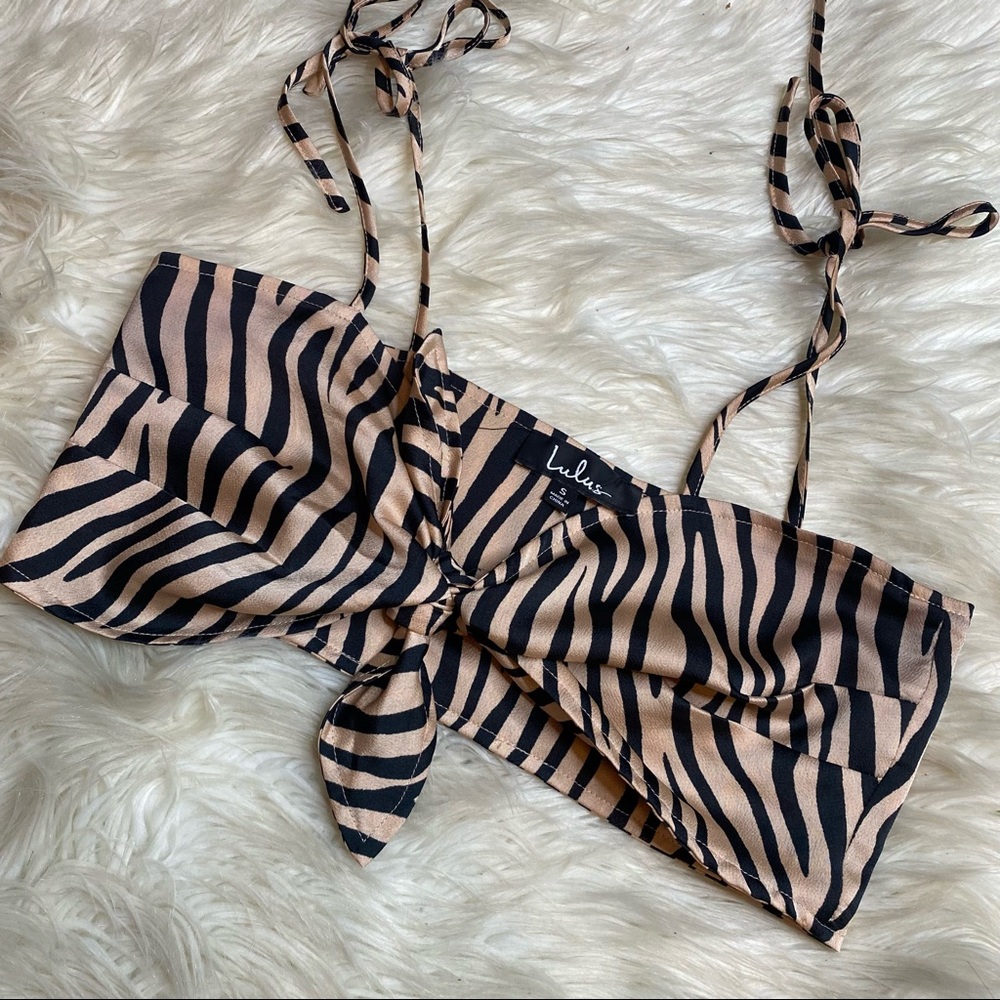 Lulus Zebra Print Top